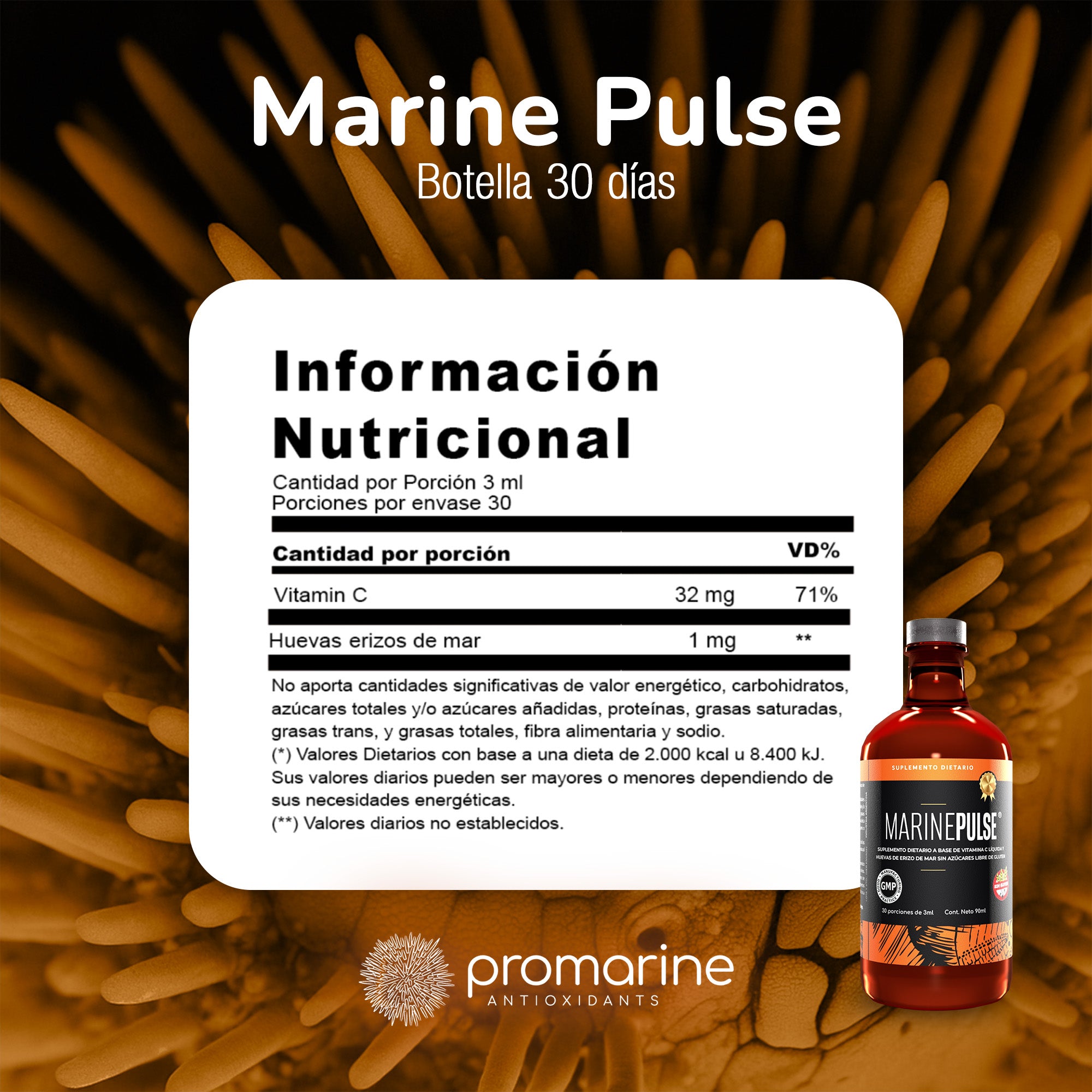 MARINE PULSE® | Una poderosa combinación diseñada para potenciar tu salud cardiovascular. Producto comprobado con Prueba Médica.