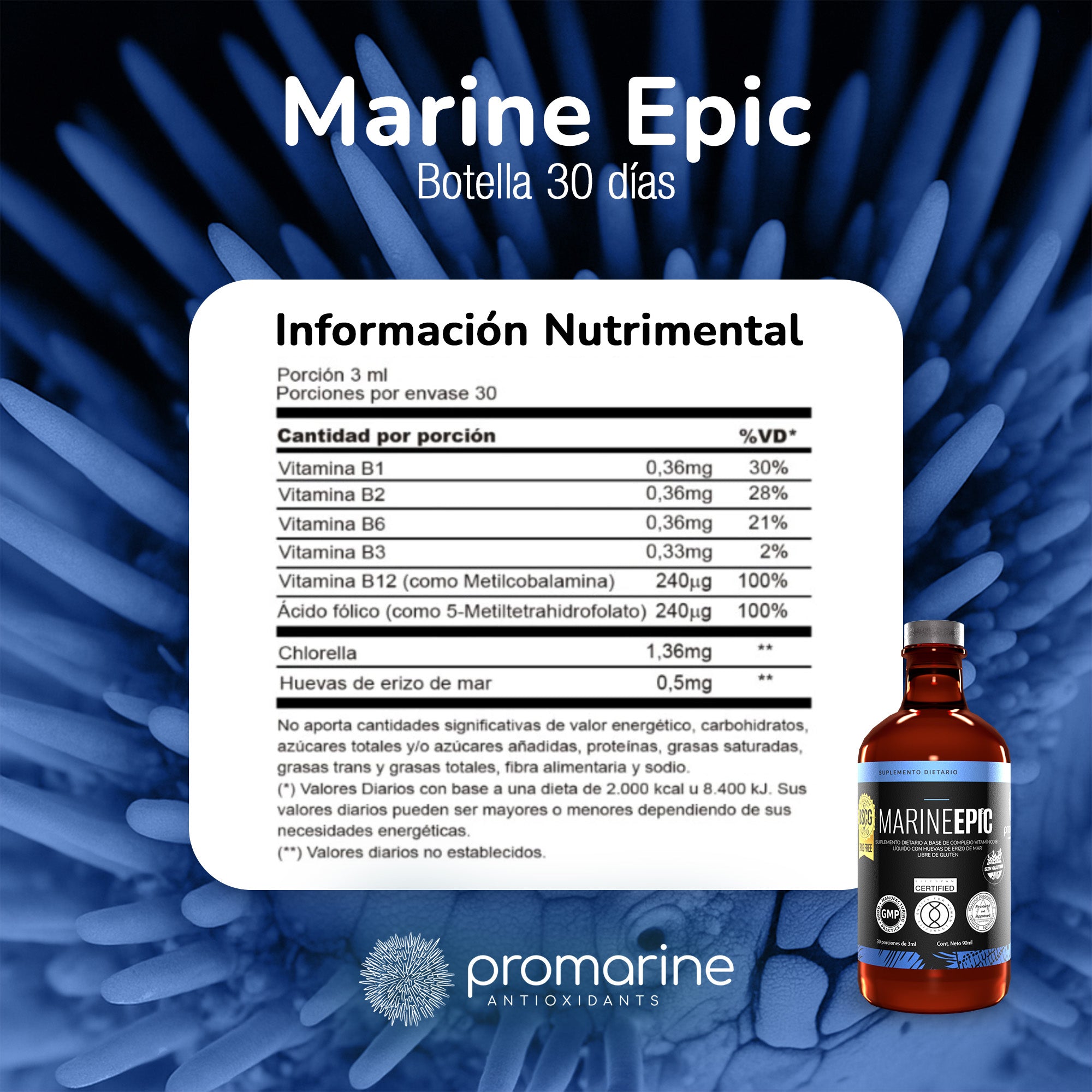 MARINE EPIC® | Salud, Bienestar y Alto Rendimiento Deportivo: el único suplemento argentino All-In-One con certificaciones de Estados Unidos