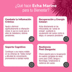 ECHA MARINE® | Defensa celular avanzada para infecciones virales, síntomas complejos y persistentes. Producto comprobado con Prueba Médica.