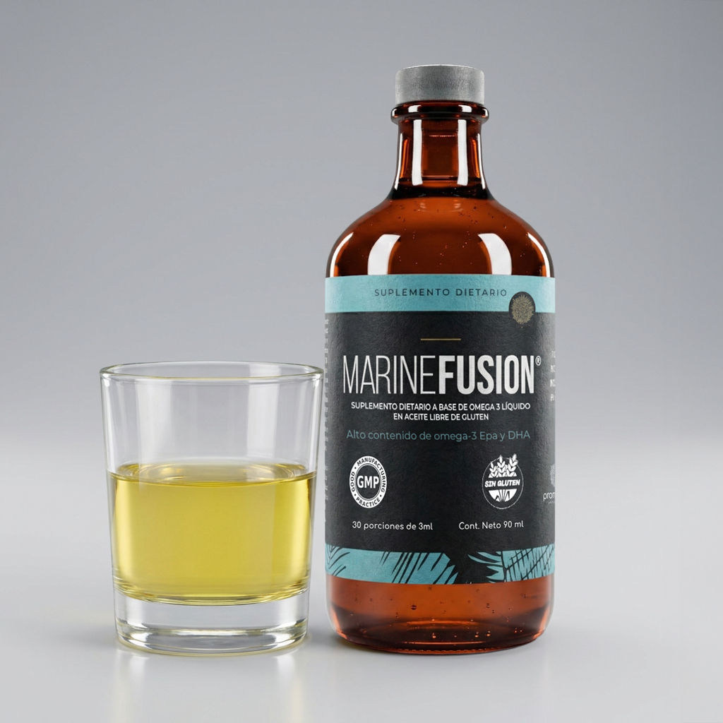 MARINE FUSION® | El único Omega-3 Marino vegetariano del mercado, totalmente libre de gluten y producido íntegramente en Argentina.