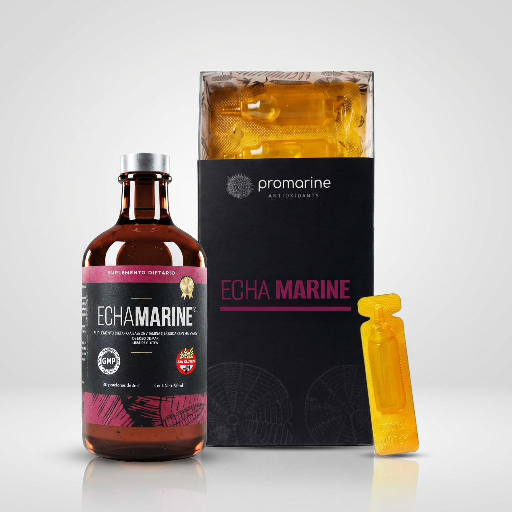 ECHA MARINE® | Defensa celular avanzada para infecciones virales, síntomas complejos y persistentes. Producto comprobado con Prueba Médica.